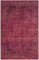 SAFAVIEH Boho Teppich für Wohnzimmer, Esszimmer, Schlafzimmer - Valencia Collection, Kurzer Flor, Rot und Rot, 152 X 244 cm