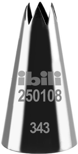 Ibili 250108 BOQUILLA ESTRELLA ABIERTA 8 MM