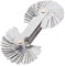 ChgImposs Metric & Imperial & US Screw Gauge SAE Whitworth 55 Degree & Metric 60 Degree & & US 60 Degree Thread Pitch Gauge for Industrial Measurement