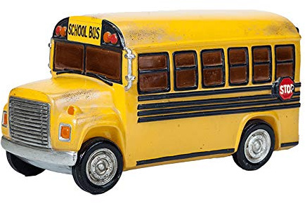 Colias Wing Home Decor Creative School Bus Stylish Design Coin Bank Money Saving Bank Toy Bank Cents Penny Piggy Bank-Yellow