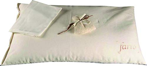CERVICAL CUSHION STD CM 70X45 IN SPELT PULA (NATURALE)
