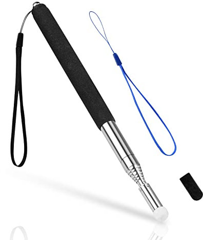 Vicloon Punteros de Enseñanza Telescópicas,100CM Largo Puntero Telescópico para Profesor con Cordón de Mano,Puntero de Enseñanza para Aula para Oradores Presentación Aula Oficina