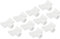 PATIKIL Radiator Valve Keys, 10 Pack Plastic Square Socket Hole Vent Air Valve Key Wrench Plumbing Bleeder Tool for Radiator Heater and Faucet, White