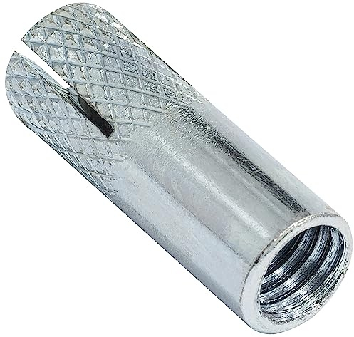 AERZETIX - C67620 - Lot de 25 Chevilles d'ancrage à expansion Ø10x30mm pour boulon/vis M8 - cheville à frapper - perçage béton brique pierre fixation maçonnerie - en acier