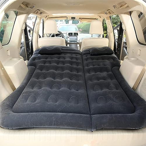 ORDALI colchón de Aire Inflable Coche para Peugeot 3008 3008GT 2017 2018 2019 2020,Colchón Hinchable Cama Inflable portátil Colchones de Aire Almohadilla para Dormir de Viaje,Black