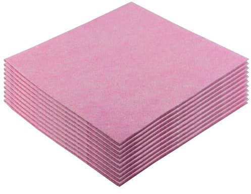 Erhard-Trading 10 Stück ALLZWECKTUCH Universaltuch Reinigung Putztücher Haushalt Auto (Rosa)