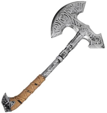 GALPADA d'halloween Jouet De Haches Simulées Accessoire De Haches De Costume Faux Accessoires De Haches Jouet De Haches à Main Axes De Performance Axes De Farce Dark Grey Plastique