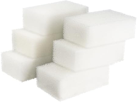 AQUANEAT 6-Pack Replacement Filter Sponge Pads, Aquarium Foam Insert Compatible with AquaClear 70, Fish Tank Filter Media