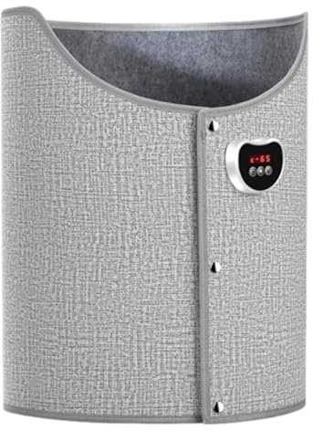 QSTDGVPW Calentador de Pies Portátil con Control de Temperatura Digital Pad Térmico para Piernas Apagado Automático Suelo Calefactable Adecuado para Mujeres, Gris