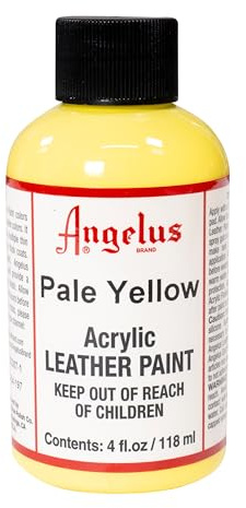 Angelus Leather Paint 4 Oz Pale Yellow