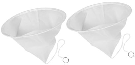 Filtre à Miel Conique en Nylon 2 Pièces 150 Mailles avec Cordon