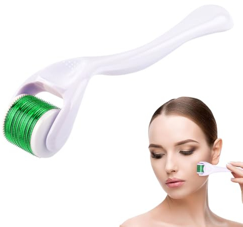 Rodillo profesional de microagujas de 0,5 mm, para uso doméstico, equipado con 540 agujas, micro agujas, puede combatir eficazmente las arrugas, la caída del cabello, cicatrices y antienvejecimiento