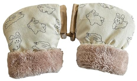 Trufolxiaz 1pair Kids Scooters Gloves Warm Windproofed Mittens Cold Weather Cycling Gloves For Winter Sports Easy Wear Kids Gloves