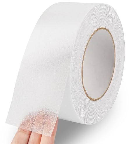 Rusoz Anti Slip Tape for Steps, Self Adhesive Safety Grip Tape Clear 5cm x 5m, Non Slip Tape for Prevents the Elderly, Children, Pets from Slipping and Falling
