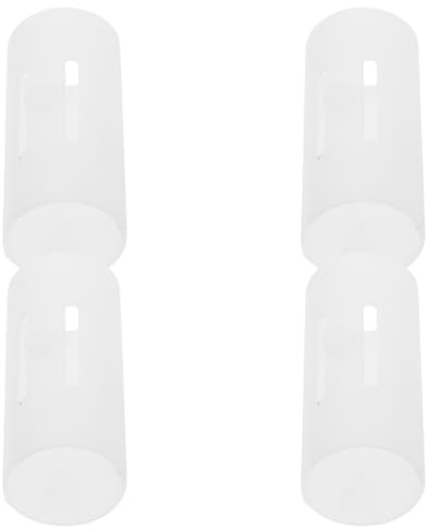 FUOYLOO Manicotto di Supporto per Doccia in Plastica Antiscivolo 25 Mm, Inserto di Riparazione Rotondo per Soffione Doccia, Set da 4 Pezzi per Accessori Bagno e Montaggio Rapido