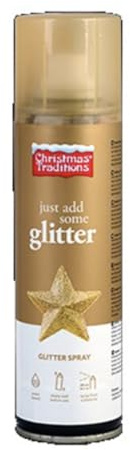Idena Spray décoration Noël, 150 ml, 1 pièce, or, 8580420