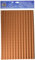 Rossi Rosa Dachplatte mit großen Dachziegeln, Mehrfarbig, 35 x 25 cm