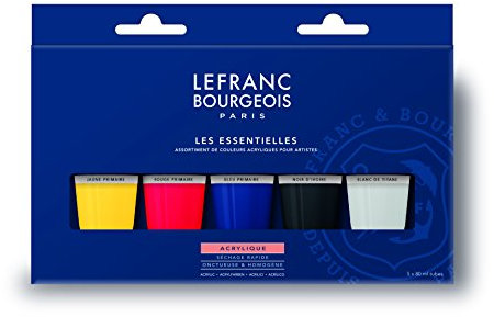 Lefranc Bourgeois Acrylique Fine Set Les Essentielles 5X80ml