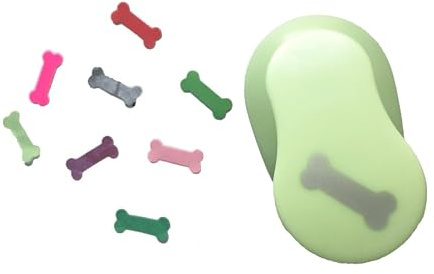 Carykon Motivstanzer mit Hebel, 2,5 cm - knochenfarben,Zufällige farben.