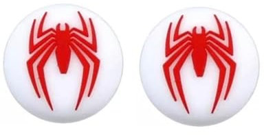 Spiderman Daumengriffe, PS5 / PS4 / XBOX One X / S, Weiß, 2 Stück