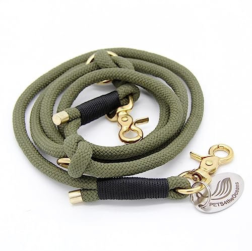 PETS4TheOceans Hundeleine Kordel OneSize recycelt aus 100% recyceltem Nylon (Fischernetze, Teppichreste, Industriemüll)