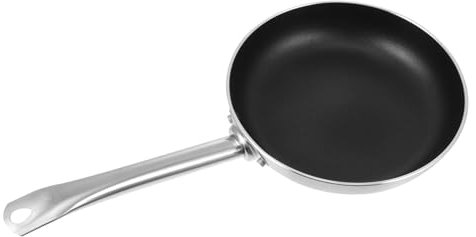 Hoement 1pieza Sartén Antiadherente De Aluminio Cocina Versátil Para Inducción y Gas Para Frituras Desayunos y Parrillas Fabricada Materiales De Alimenticio