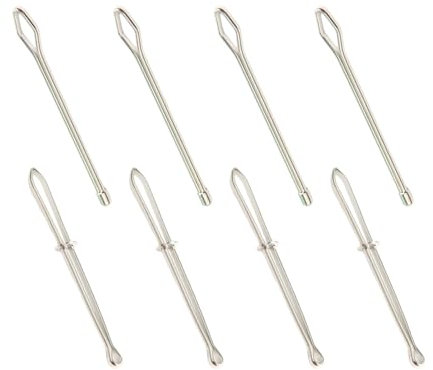 8 Stück Durchziehnadeln Kordelzug, Einfädelhilfe, Einfädler Tweezer, Elastische Kordel Durchziehnadeln, Gummiband Einfädler, Gewindewerkzeug für DIY