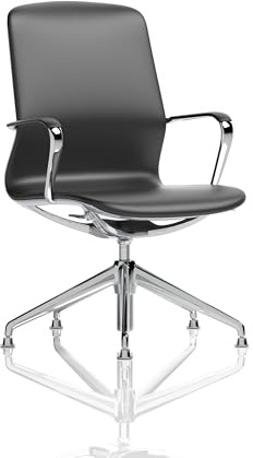Dynamic Lucia Executive Chair Chrome Frame With Chrome Glides