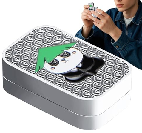 Deslizador magnético de metal antiestrés – Juguete sensorial portátil para dedos | para adultos, mujeres, hombres, profesionales, viajeros, oficina, hogar, coche, concentración, relajación, regalo