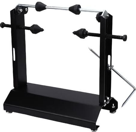 Cavalletto per equilibratura ruote per moto, strumento di bilanciamento per ruote per moto in acciaio Equilibratrice per ruote per pneumatici per carichi pesanti per