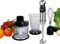 Adler AD4607 Set Batidora de Mano Picadora y Varillas, Accesorios, Acero Inoxidable, sin BPA, Función Turbo, 5 velocidades, Silencioso, 1000W