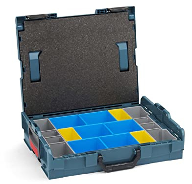 L-BOXX 102 - Set cassetta degli attrezzi • professionale blu senza logo • dotato di sistema di organizzazione BC3 e imbottitura del coperchio