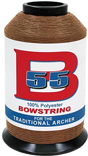 BCY B55 Bowstring Material Dark Brown 1/4 lb.