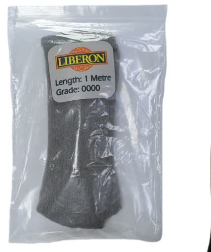 Liberon 1 Metre Cut Length Steel Wire Wool 0000 Ultra Fine