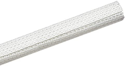 WALL Cord Cover, 6.56ft - 0.75inch Cable Protector, Hide Wires Cable Sleeve Split Sleeving for TV, Computer, Home Cinema, USB Cable Power Cord, Audio Video Cable - White