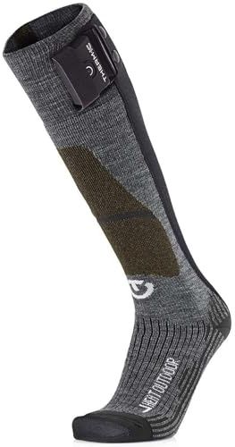 Therm-ic Unisex Powersocks Heat Fusion Outdoor - Varm anpassad multiaktivitet vintersport skidåkning uppvärmda strumpor (endast strumpor)