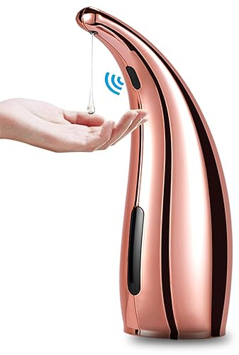 GULICA Automatic Soap Dispenser, Copper Rose Gold, 300ml/11oz