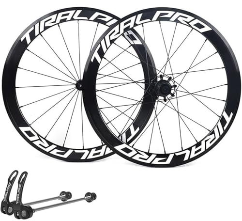 Fahrrad-Laufradsatz Schnellspanner-Felgenbremse 700C Rennrad-Raddichtungslager 20/24H Alu-Alu-Felgenunterstützung 7/8/9/10/11-Fach Kassette,Schwarz