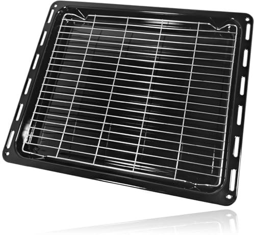SPARES2GO Oven Grill Tray Shelf and Grid Rack for Lamona (45cm x 37cm)