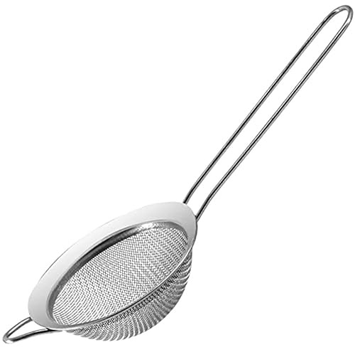 AHASON'S Small Tea Strainer 7cm – Stainless Steel Fine Mesh Tea Sieve for Cup & Mug, Loose Leaf Tea Infuser, Flour & Sugar Sifter, Rust Free, Dishwasher Safe, Pack of 1