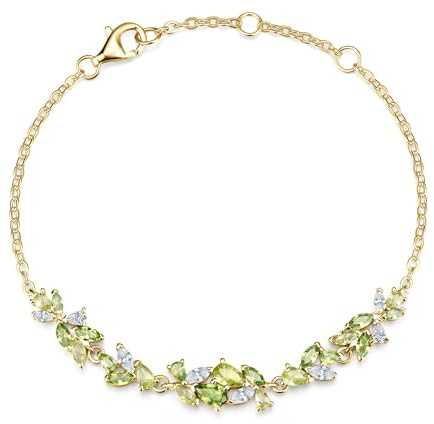 FANCIME wisteria viskning smycken kollektion gulguldpläterat sterlingsilver simulerad diamant halsband armband örhängen födelsedag mors dag bröllop smycken gåvor för dig kvinnor mor brud
