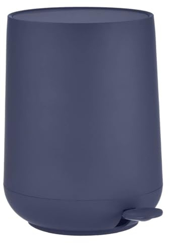 Zone Denmark Nova Pedaleimer Mülleimer Kosmetikeimer Badeimer Treteimer 5 Liter royal blau inkl 1 Rolle Beutel
