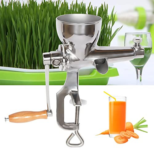 RibasuBB Juicer - Exprimidor manual para hierba de trigo, exprimidor de frutas y verduras