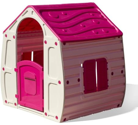 Pink Childrens Playhouse Wendy House Magical Play House Suitable For In Or Outdoors By Garden Store Direct