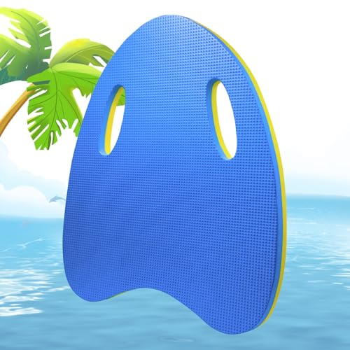 Rongrongago Planche de Natation pour Enfants Et Adultes,Planche de Natation avec Poignées Encastrées, Planche de Flotteur Antidérapant en EVA pour Les Exercices de Natation Et L'entraînement
