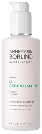 ANNEMARIE BÖRLIND – LL REGENERATION Cleansing Milk – Sustainably Sourced Natural 2in1 Facial Cleanser & Make-up Remover to remove Impurities on Skin – Step 1 of 5 - 5 Oz