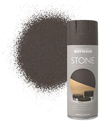 Rust-Oleum 400ml Stone Spray Paint - Mineral Brown