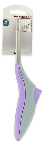 Fackelmann 03312 Allume-gaz piezo, allume gaz mécanique, allume gaz, Acier inoxydable, plastique, céramique, 26,5 cm, Jaune