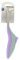 Fackelmann 03312 Allume-gaz piezo, allume gaz mécanique, allume gaz, Acier inoxydable, plastique, céramique, 26,5 cm, Jaune
