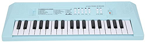 BF ‑ 3738 Pianoforte a tastiera elettrica musicale con 37 tasti, strumento didattico per l'apprendimento della tastiera con volume musicale regolabile per principianti(blu)